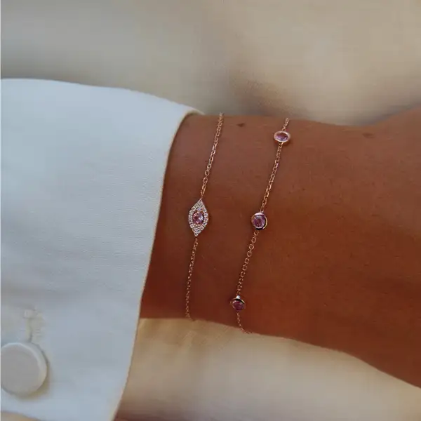 Classic Diamond Sapphire Emerald Bracelet