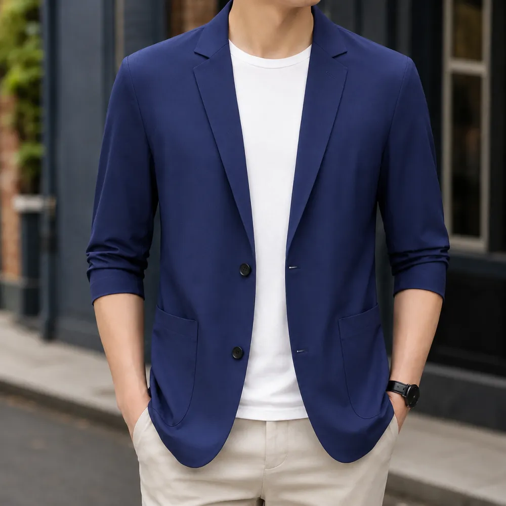 Lightweight Woven Blazer