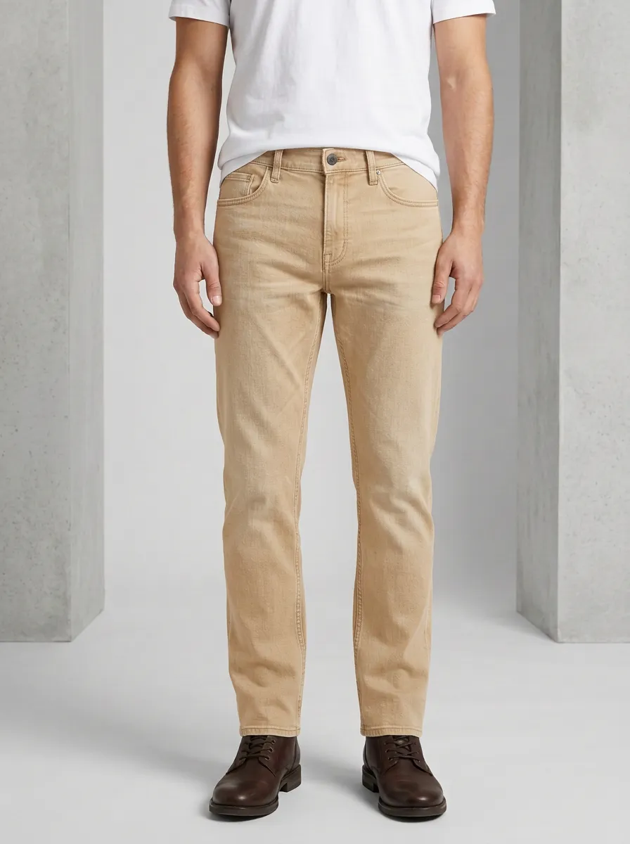 Easy-Layer Everyday Faded Jeans