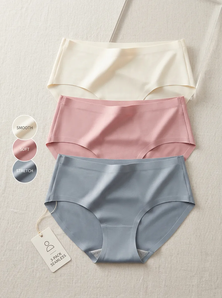 Classic Practical Three Pack Panties