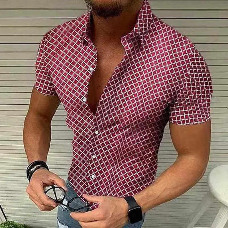Printed Woven Textured Shirt
