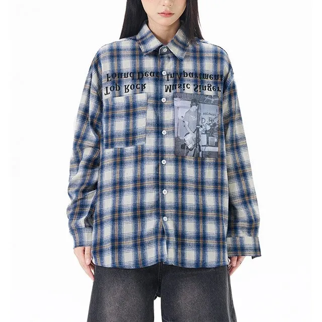 Women's Plaid Long-Sleeve Shirt