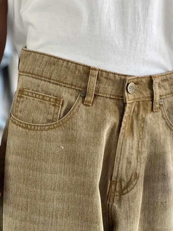 Tapered Barrel Jeans
