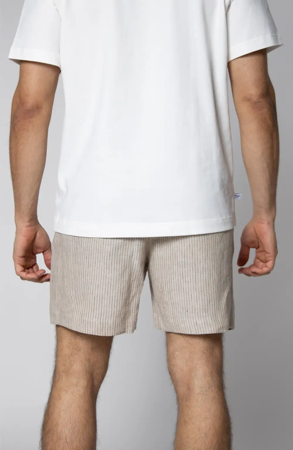 Men's Relaxed Linen Welt Pocket Shorts