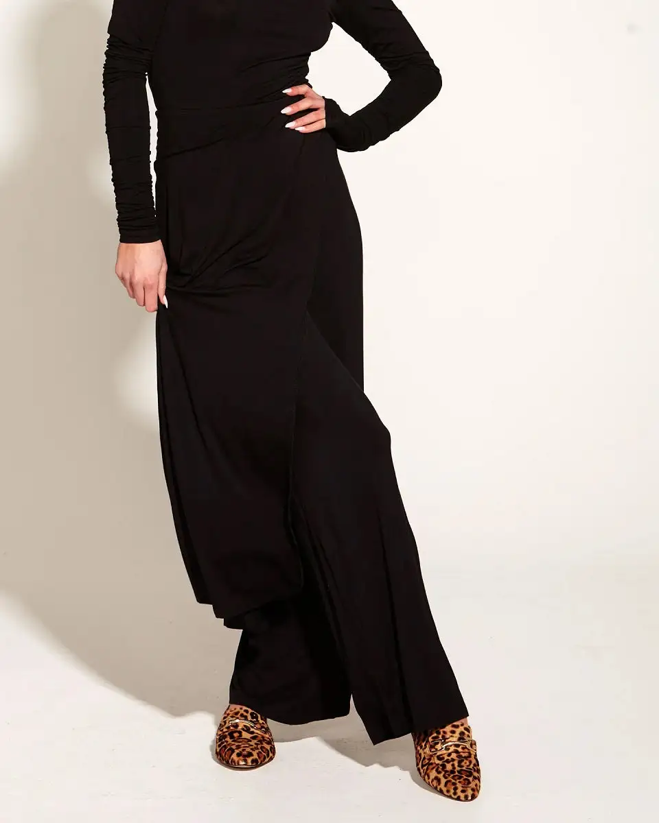 Clean Line Wide Leg Skirt
