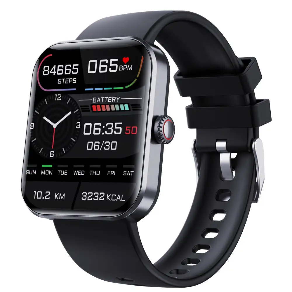 Bearscome Blood Sugar Blood Pressure Blood oxygen Sleep Monitoring Waterproof Smartwatch