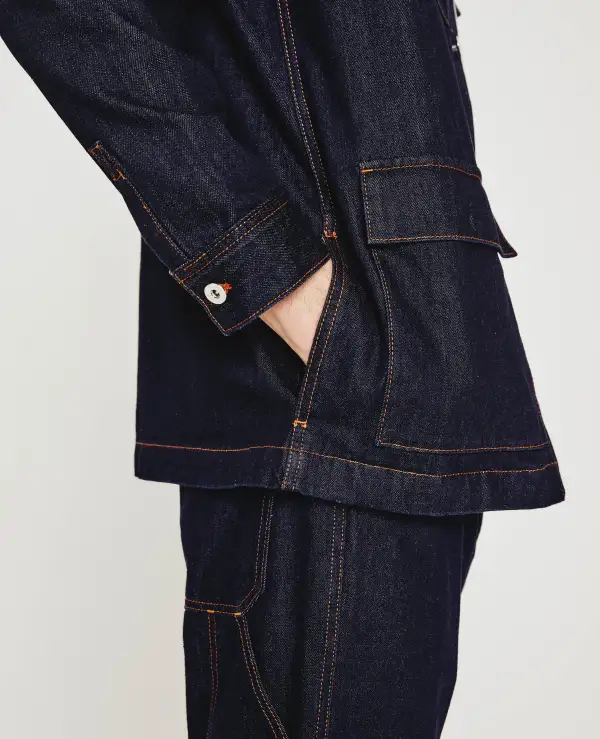 Men's Stretch Utility Denim Jacket