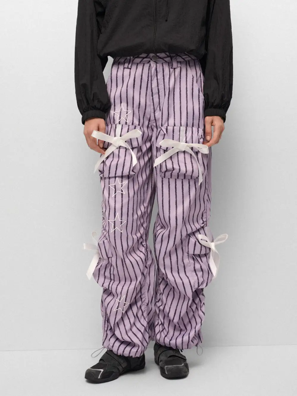 Casual Straight-Leg Cargo Pants