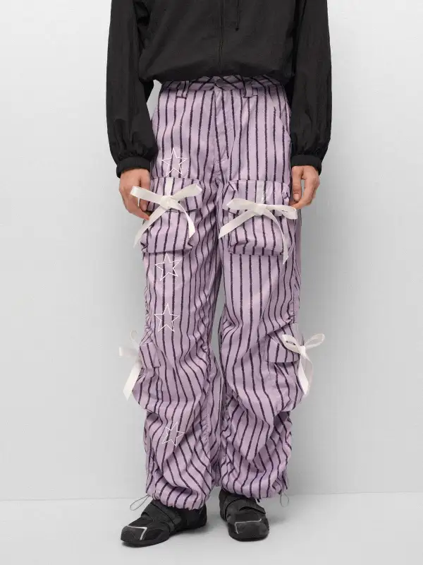Casual Straight-Leg Cargo Pants