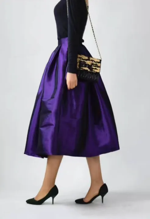 Classic Seaside Everyday Casual Polyester Skirt