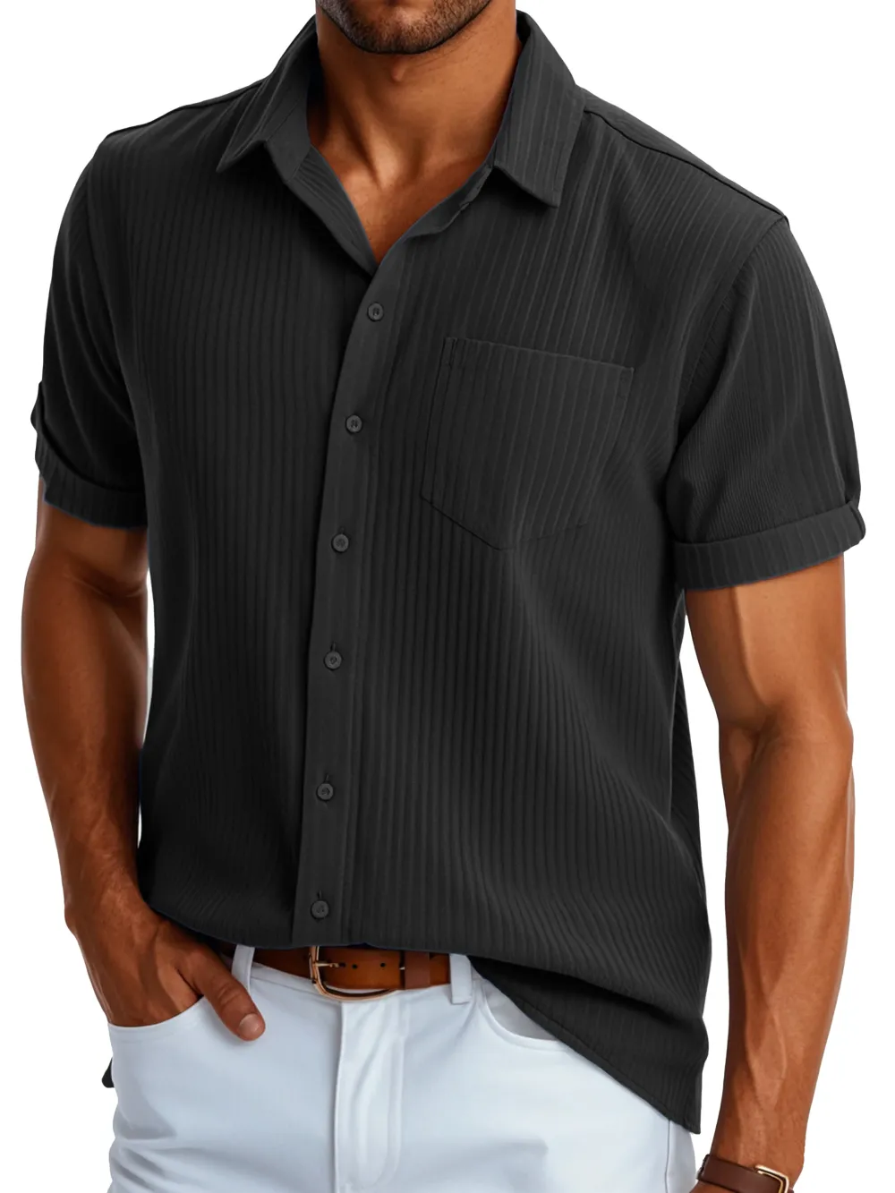 Relaxed Short Sleeve Pocket Shirt