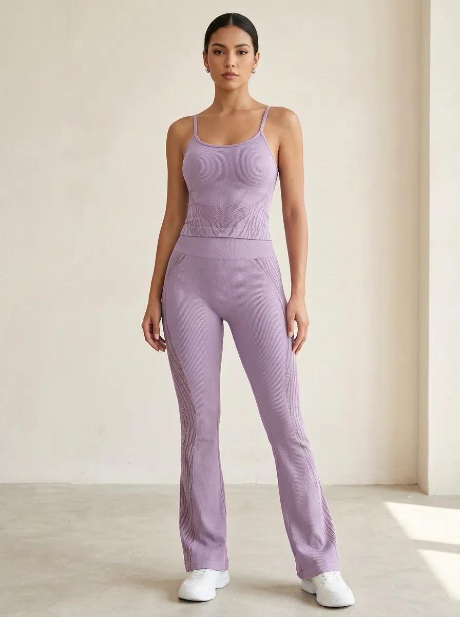 Abstract Ribbed Textured Flare Active Set