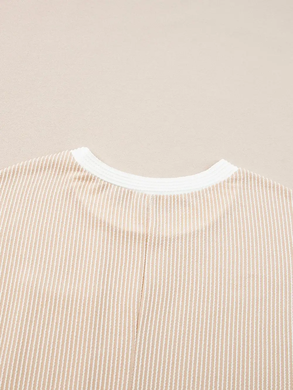 Patchwork Ribbed Dress Casual