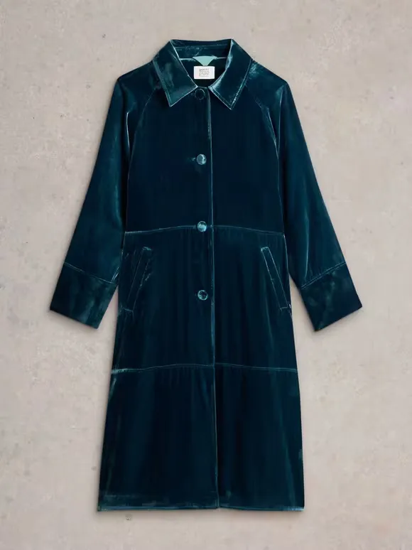 Velvet Duster Coat