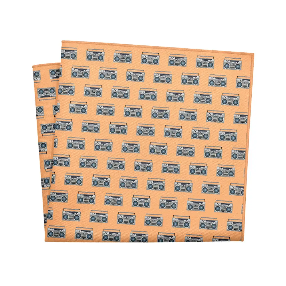 Understated Refined Novelty Retro Pocket Square