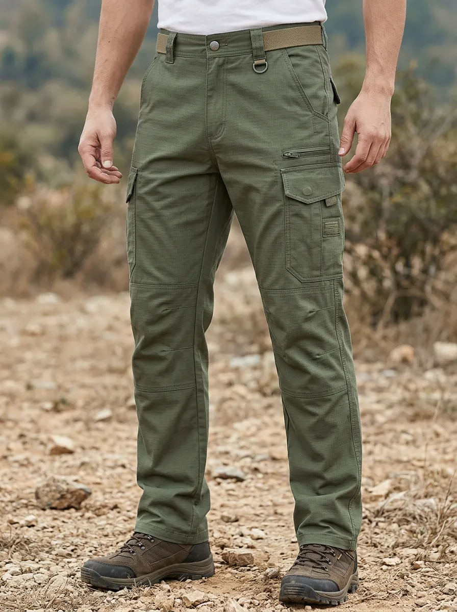 Everyday Versatile-Look Men's Multi-Pocket Waterproof Tactical Cargo Pants