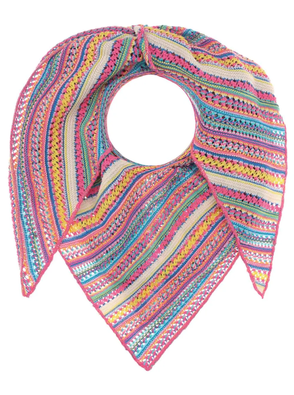 Soft Refined Cotton Wool Heart Pattern Fashion Scarf