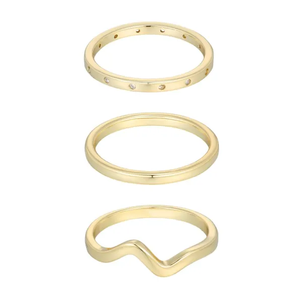 Essential Crystal Band Fashion Ring