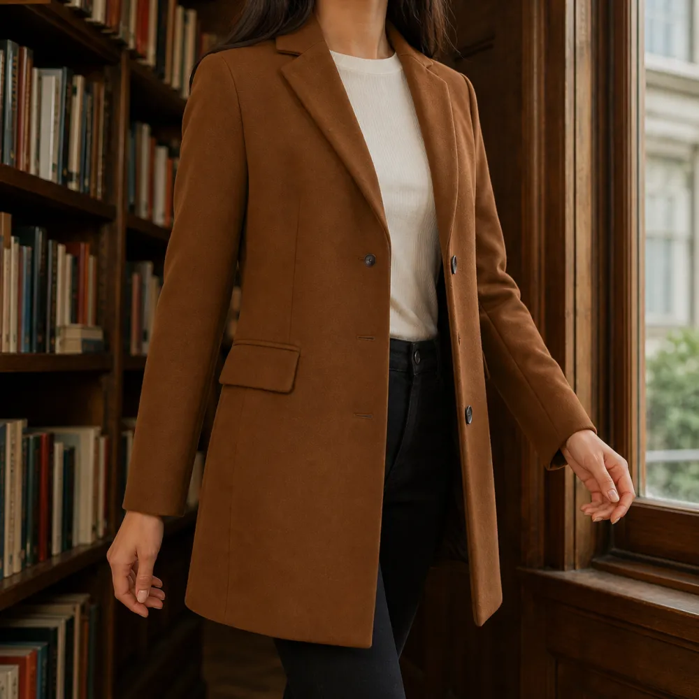 Tailored Notched Lapel Jacket