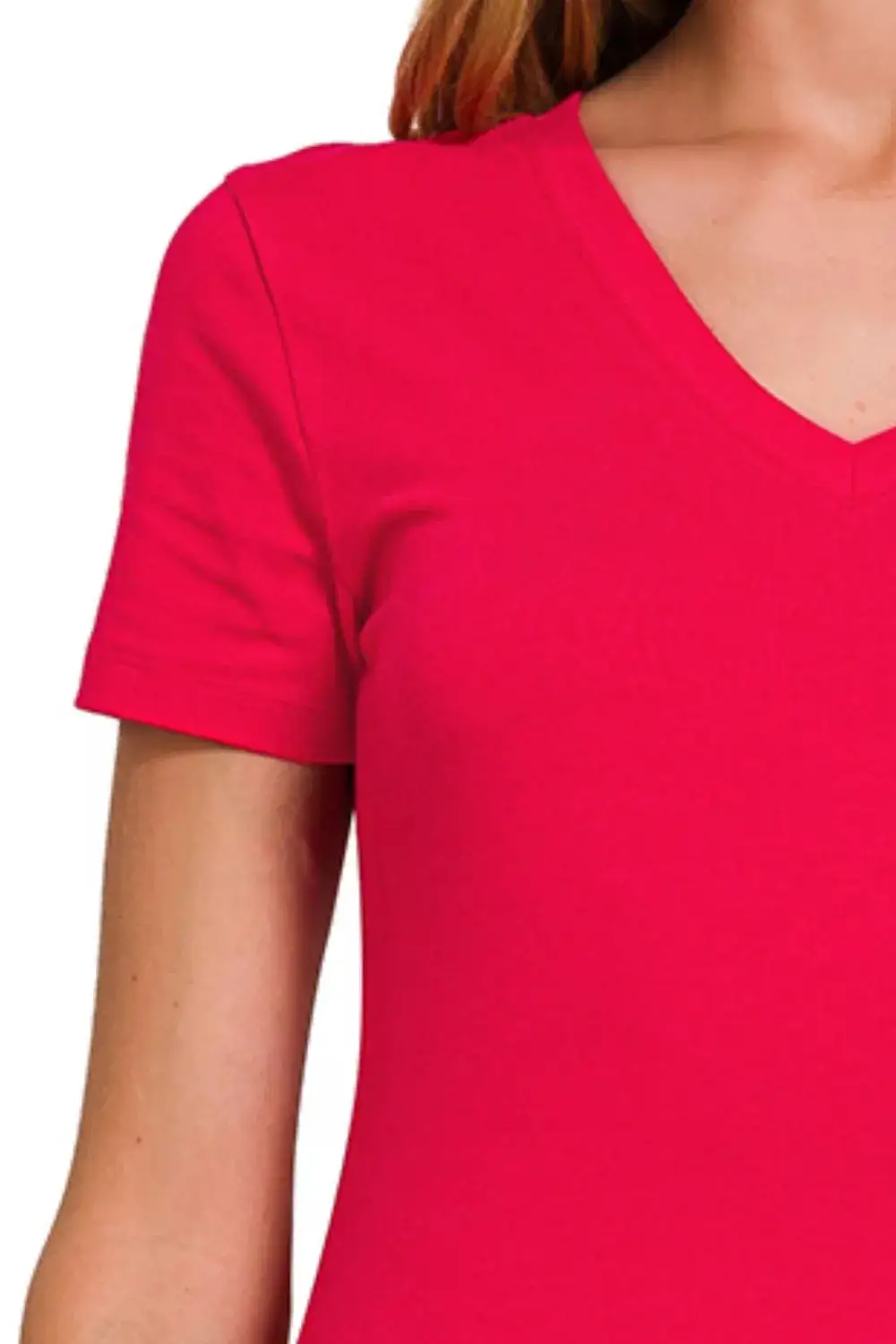 Everyday V-Neck Short-Sleeve Cotton T-Shirt