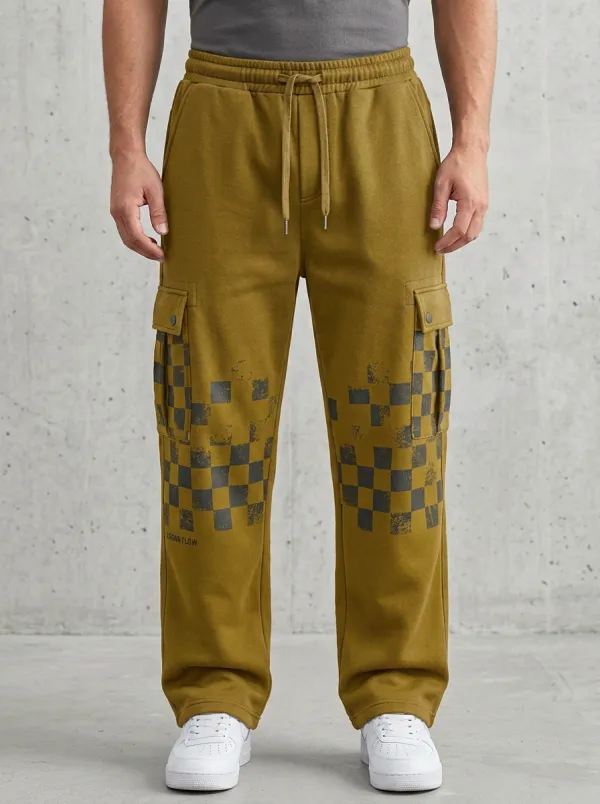 Tactical-Inspired Cargo Sweatpants Men's Cargo Joggers