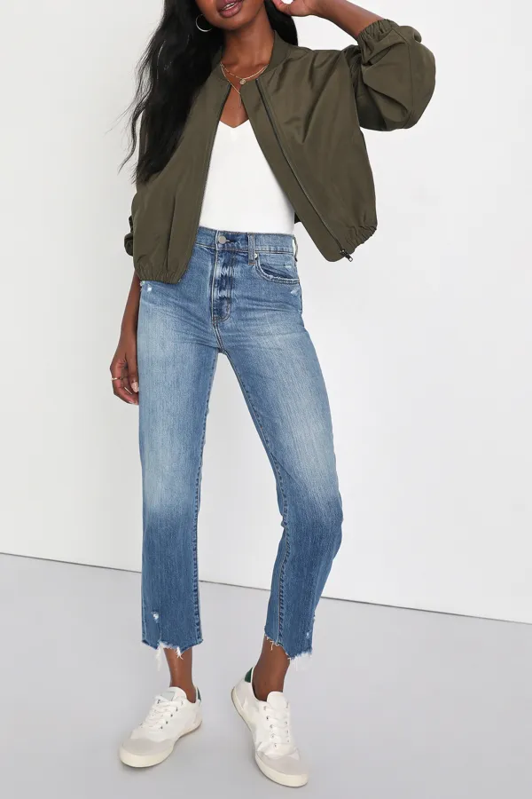 Casual Style Long Sleeve Jacket