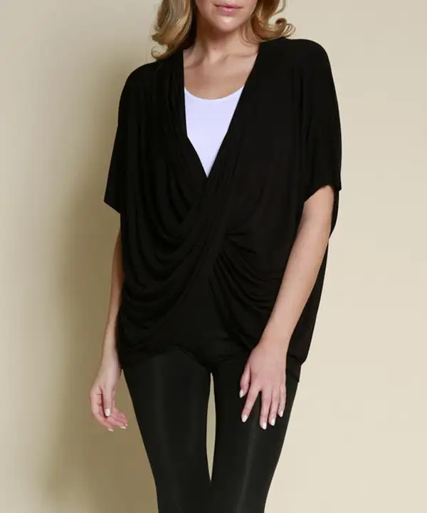 Bamboo One Size Wrap Top Cardigan