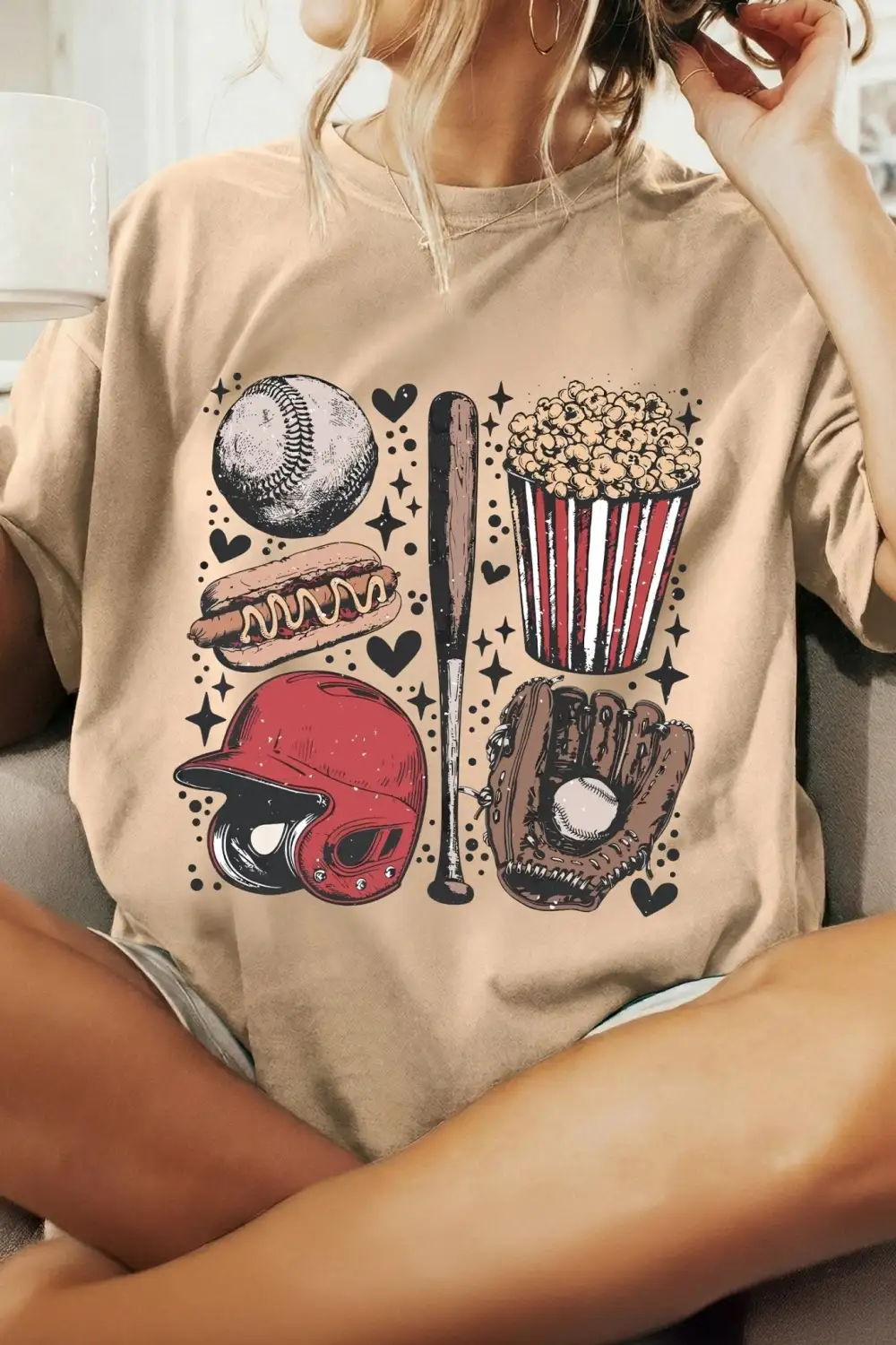 Athletic Active Graphic Casual T-Shirt