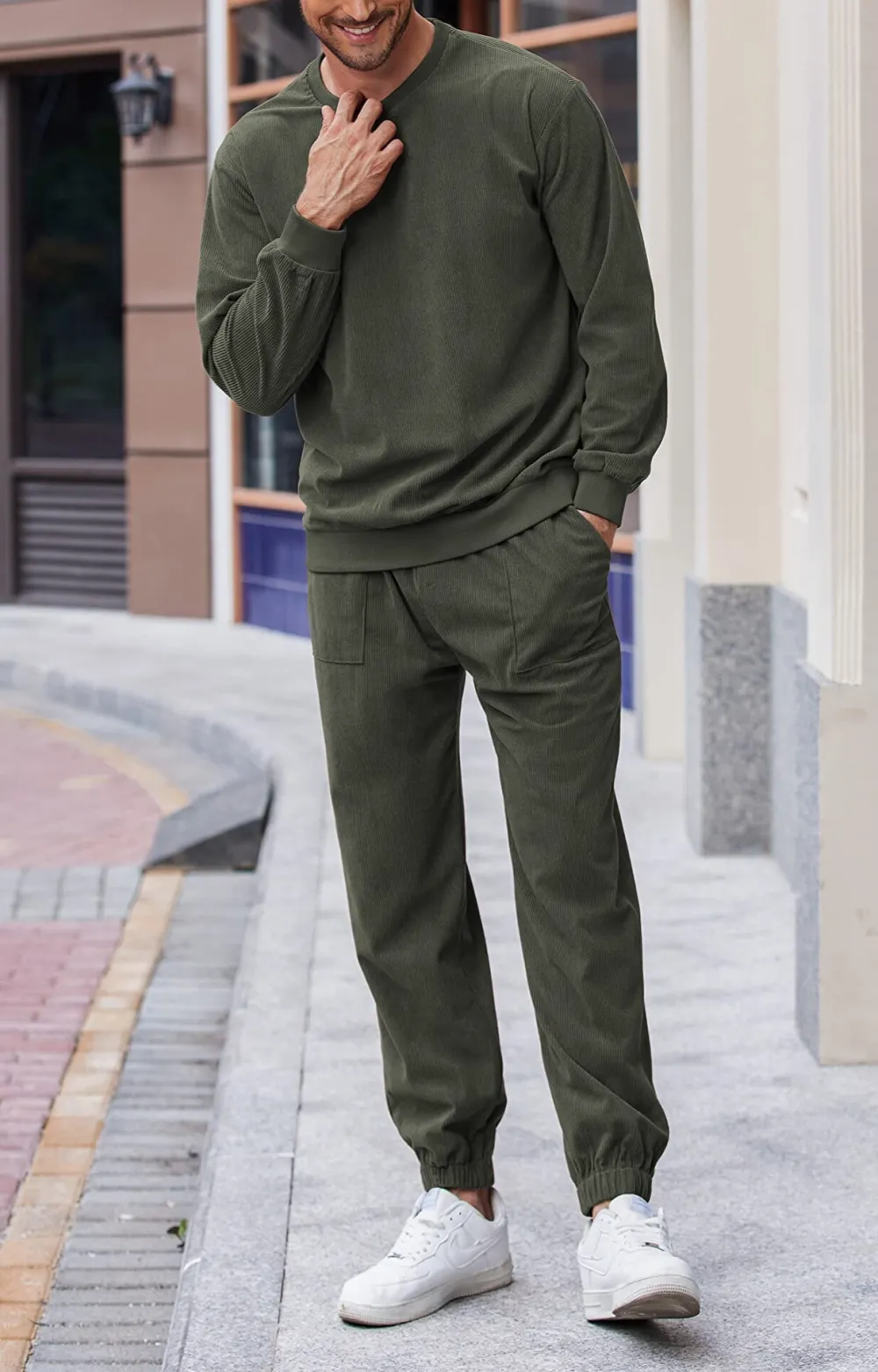 Long Sleeve Pullover Sports Sets