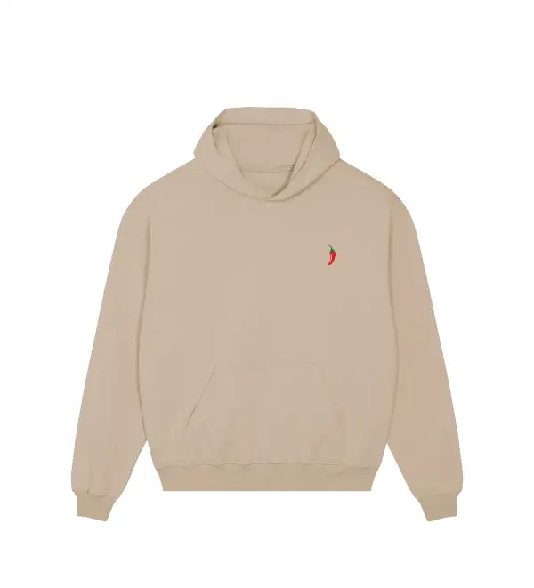Drawcord Free Dropped Shoulder Unisex Hoodie