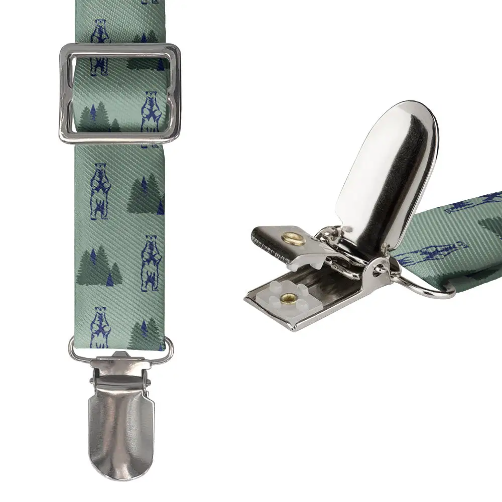 Bear In The Woods Theme Suspenders