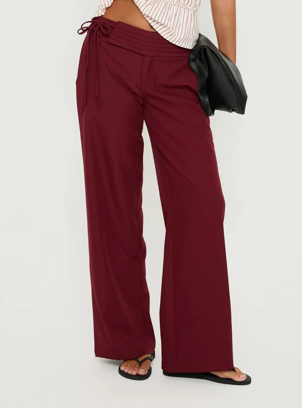 Satin Good Wide Leg Pants