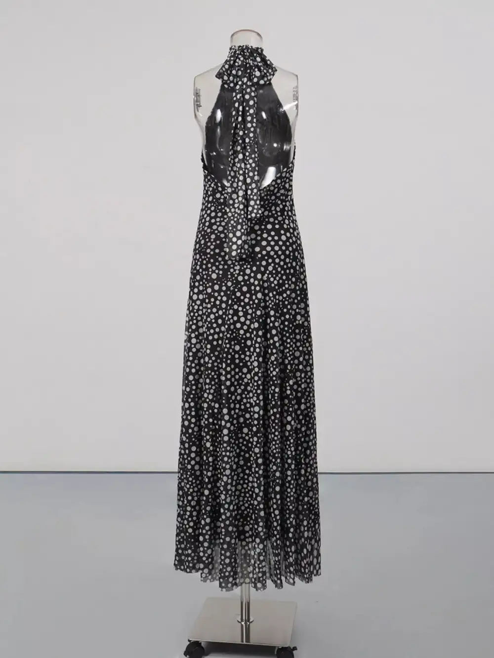 Polka Dot Maxi Dress