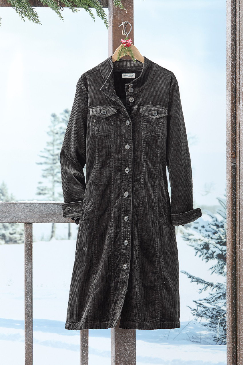 Corduroy Shirtdress