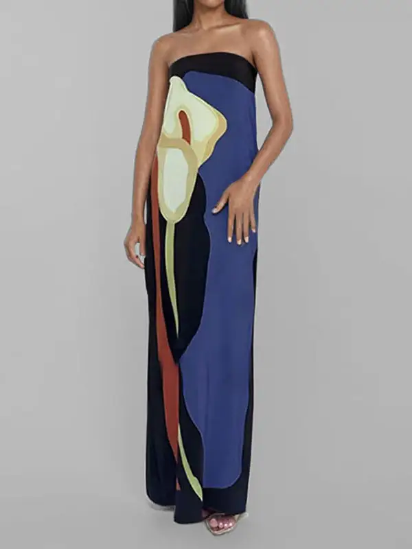 Printed Maxi Dress