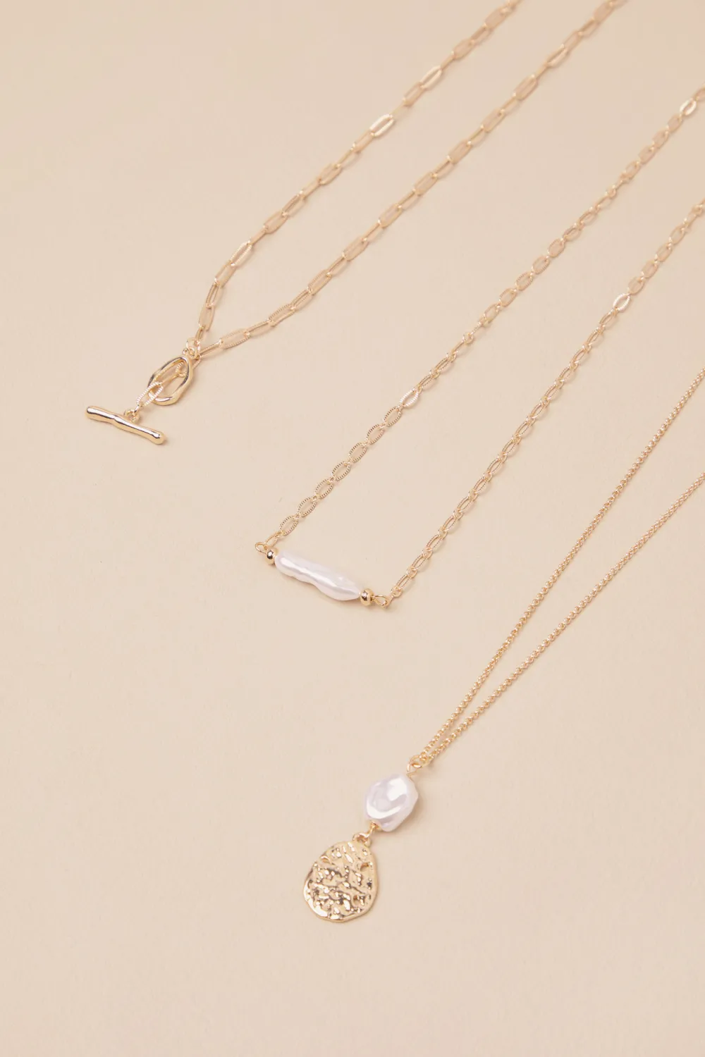 Luxurious And Versatile Three-Piece Necklace