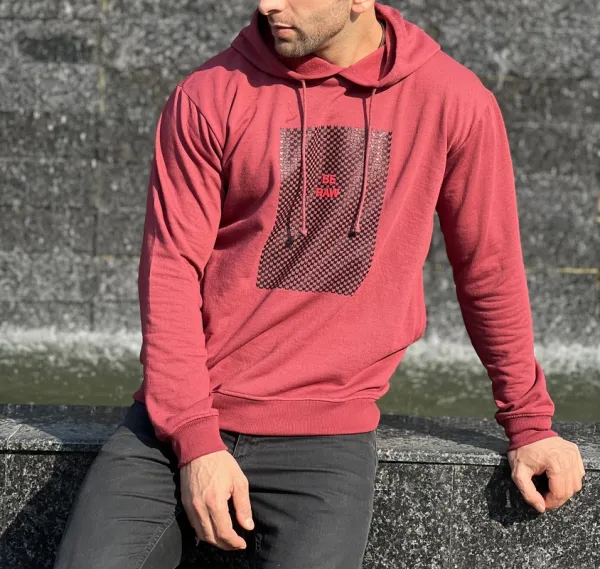 Wine Fleece Hoodie