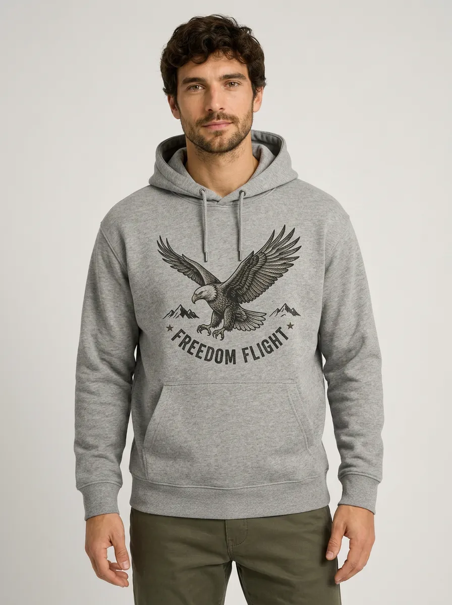 Men's Eagle Mountain Freedom Flight Graphic Hoodie