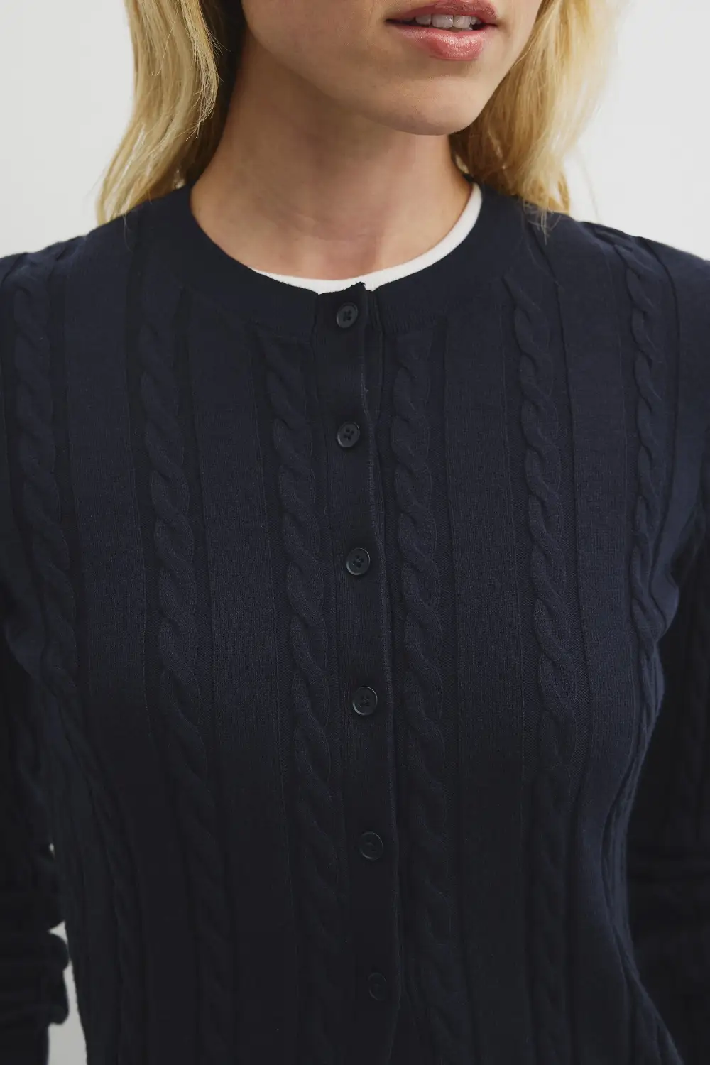 Women's Cable Knit Cardigan