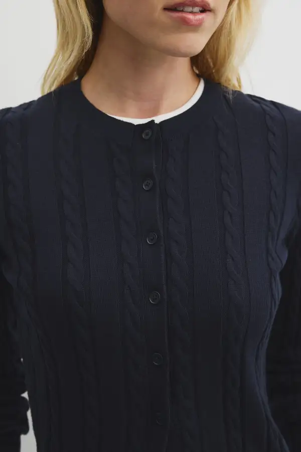 Women's Cable Knit Cardigan