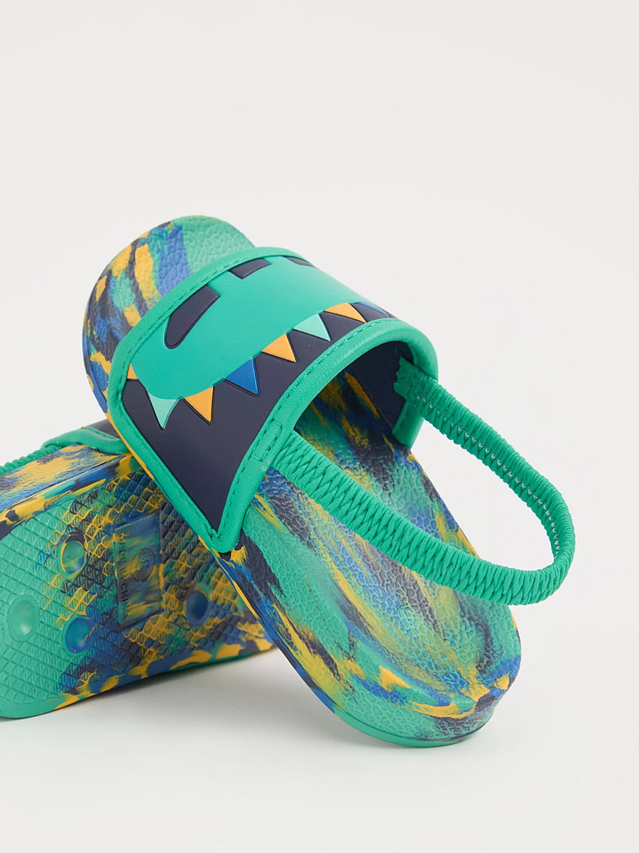 Green Crocodile Sliders detail 1