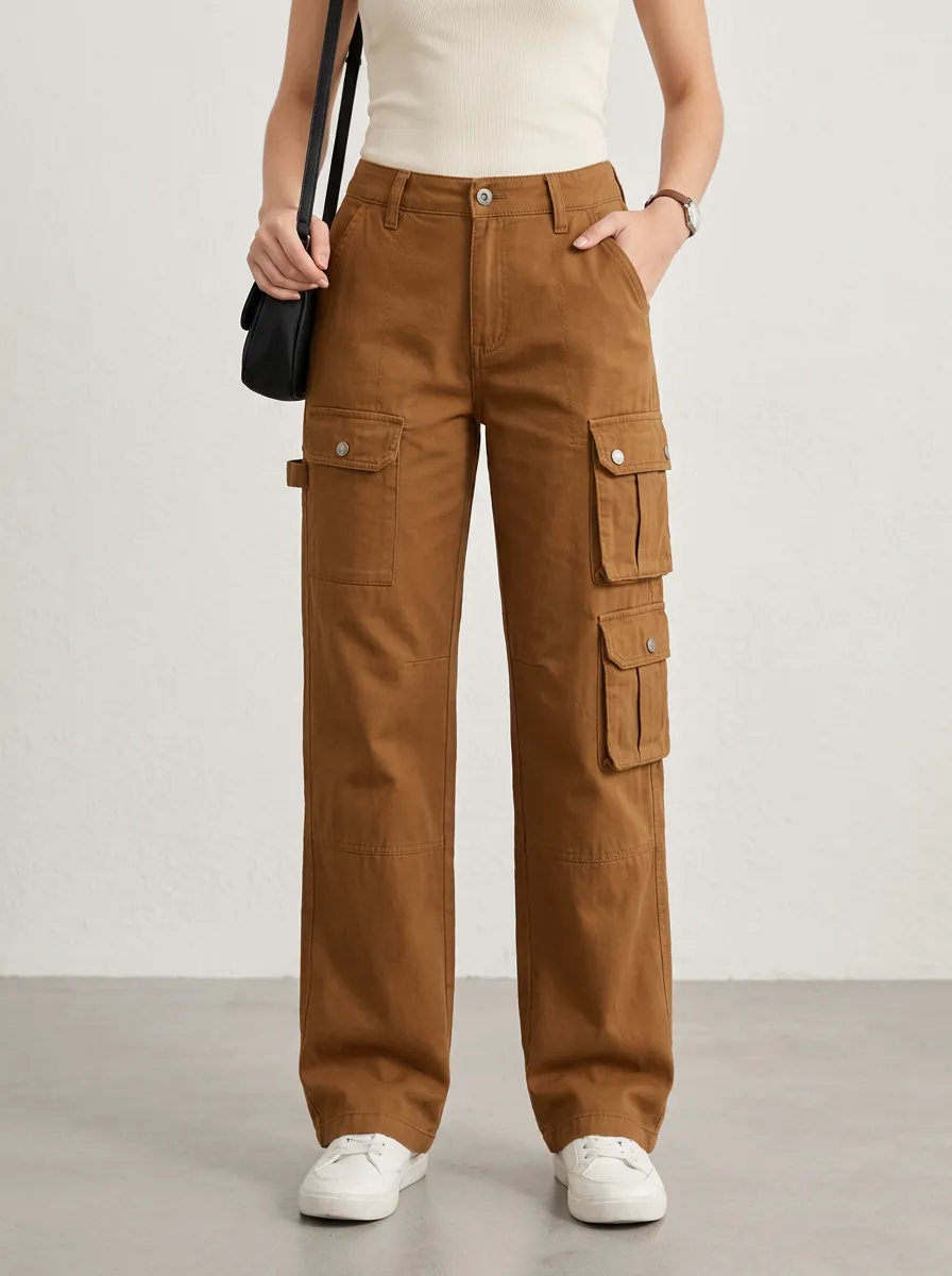 Women's Utility Active Day Multi-Pocket Straight Pants