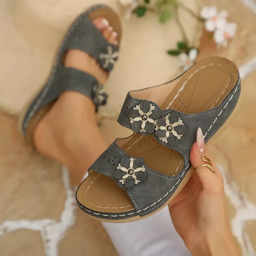 Classic Embellished Open Toe Sandals