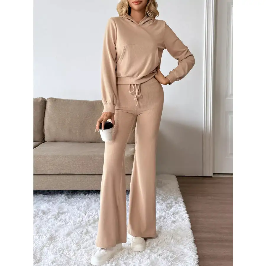 Long Sleeve Hoodie and Pants Set