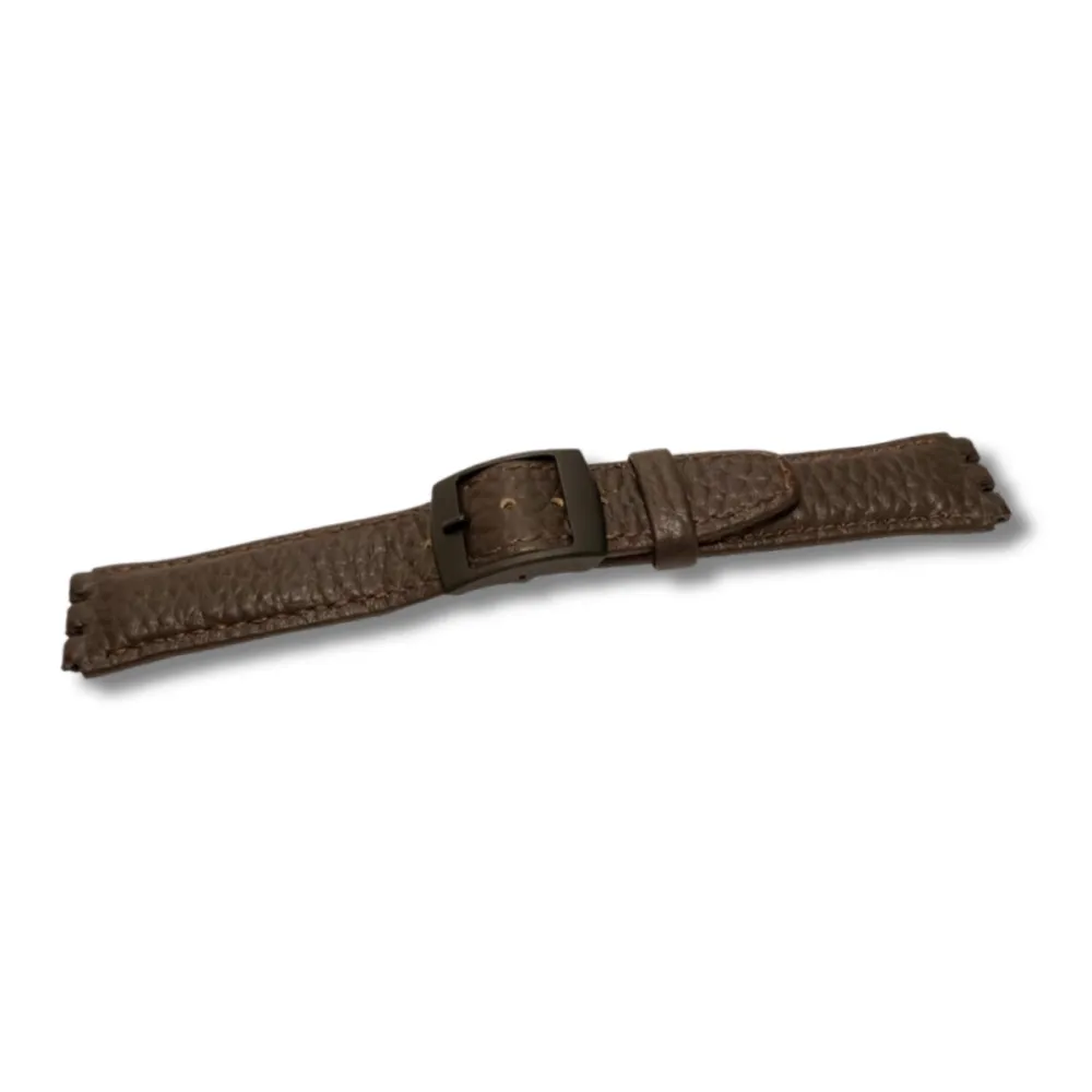 Classic Buffalo Grain Leather Watch Strap