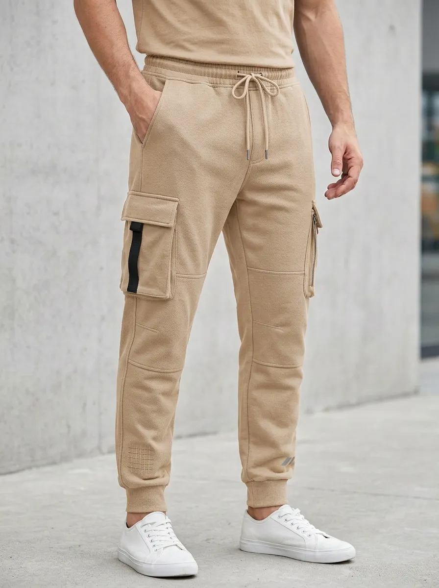 Weekend Graphic Print Silhouette Men's Cargo Jogger Pants