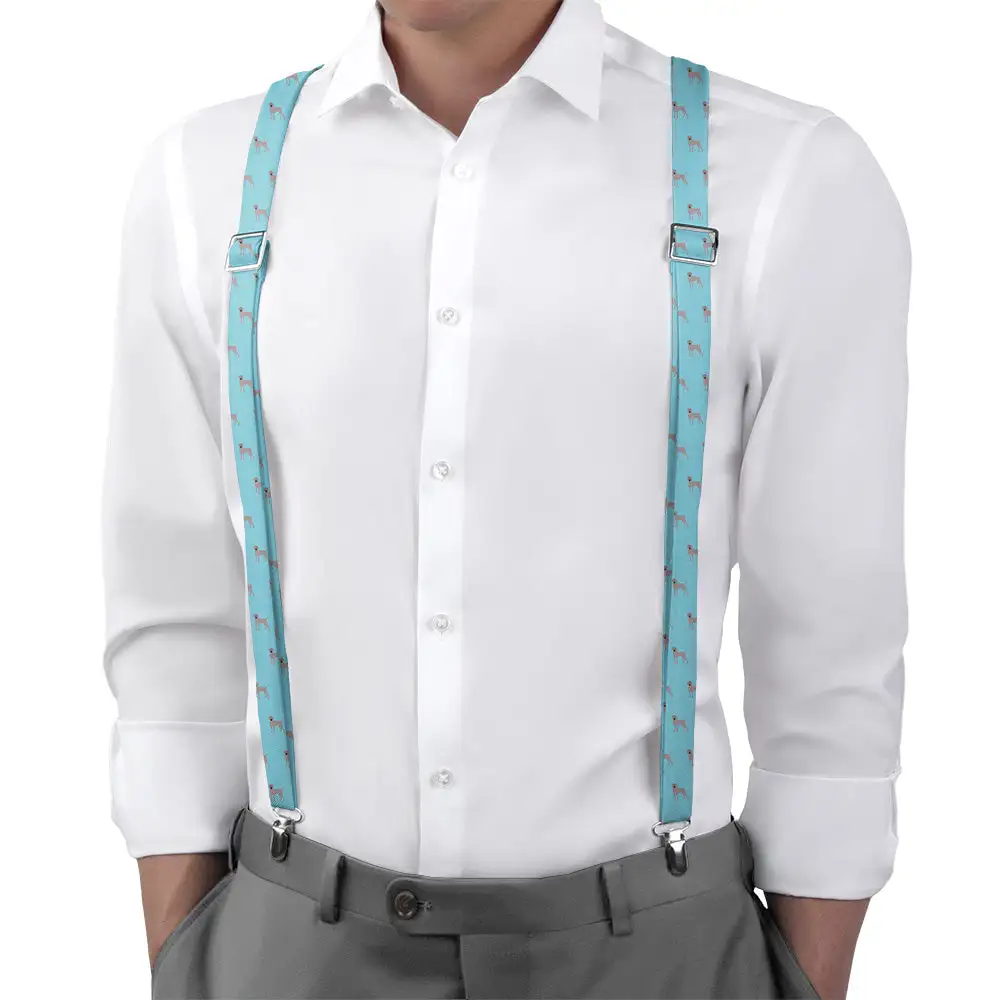 Weimaraner Dog Theme Suspenders