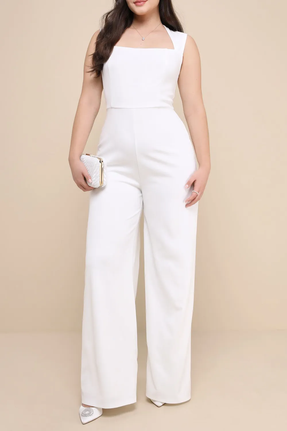 Casual Style Black Jumpsuit