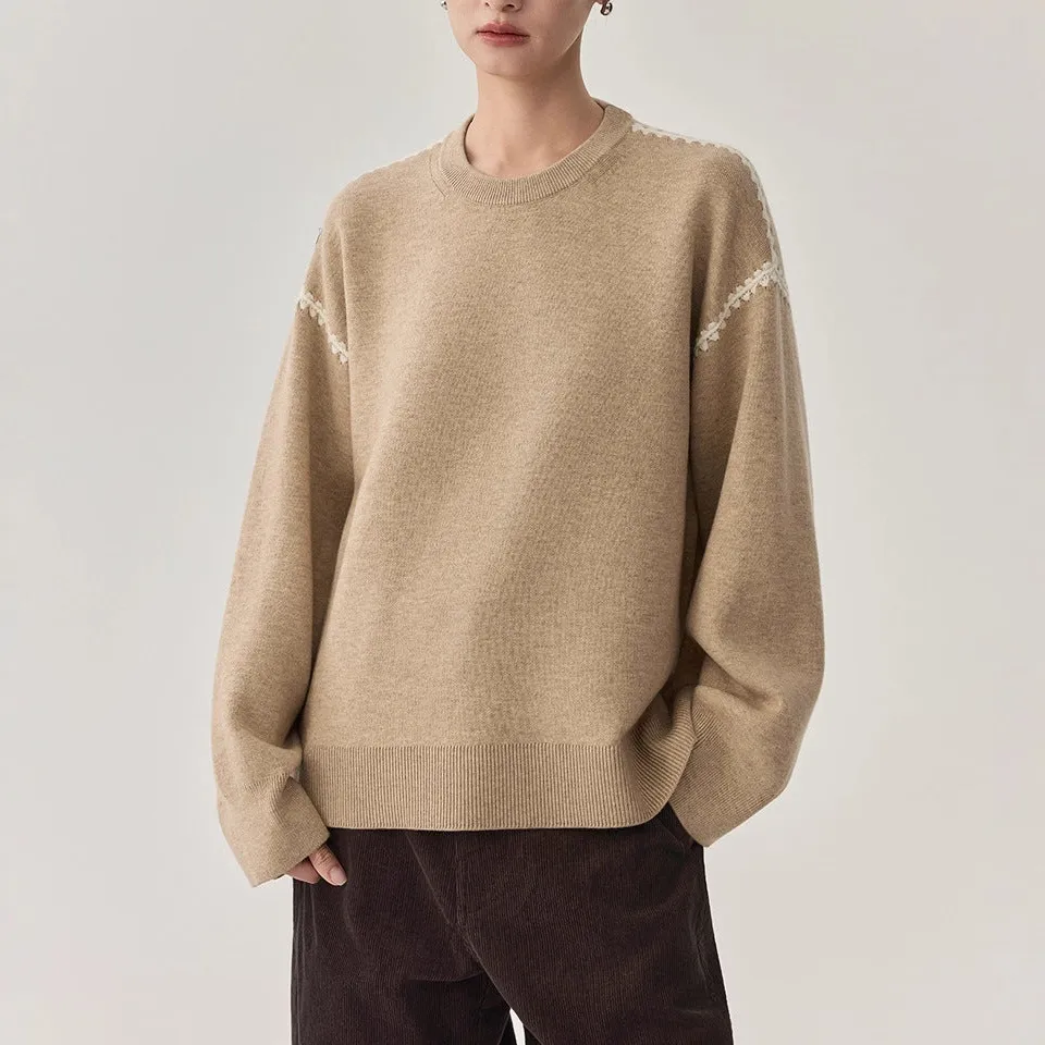 Women's Knit Round-Neck Sweater