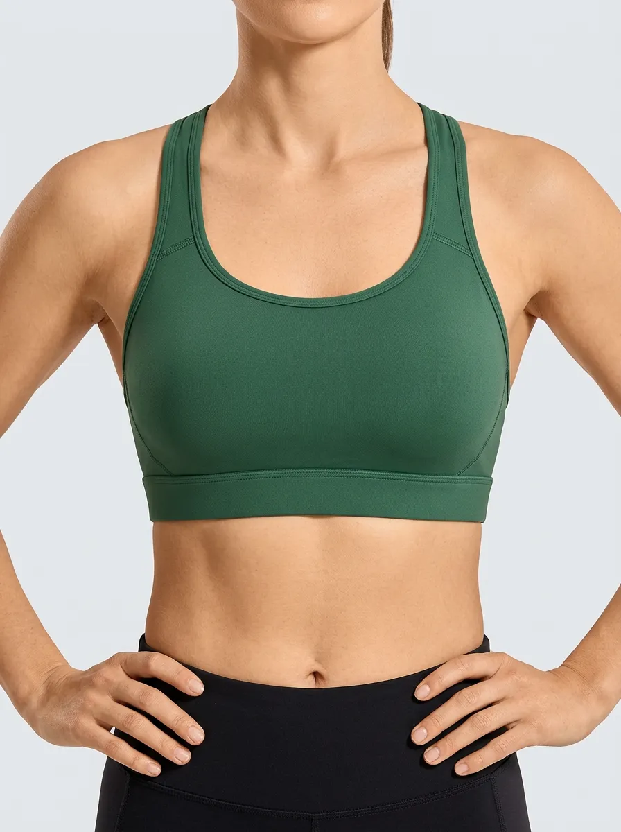 Women's Studio Scoop Neck Racerback Sports Bra